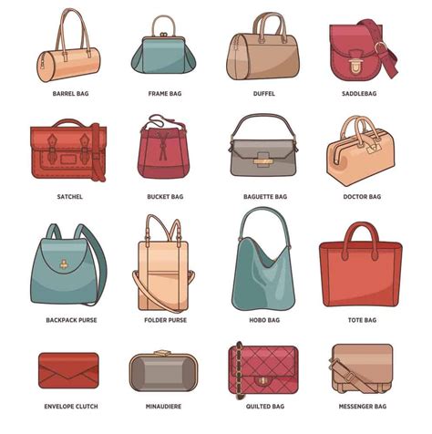 handbags & purses - types of handbags.